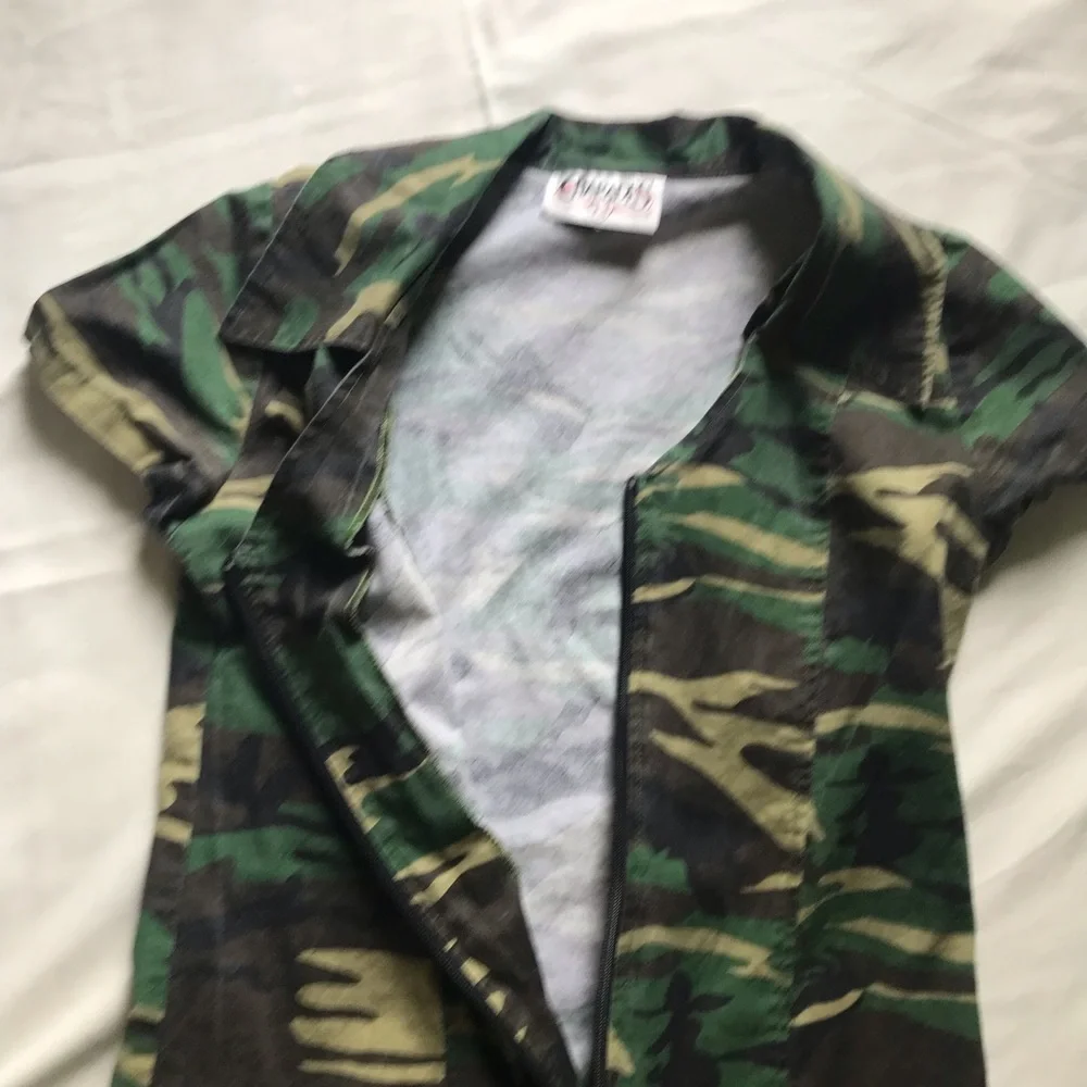 CHARADES Sexy Army Dress, Mini Camo Dress Costume Cosplay, Camouflage, M - Picture 6 of 11